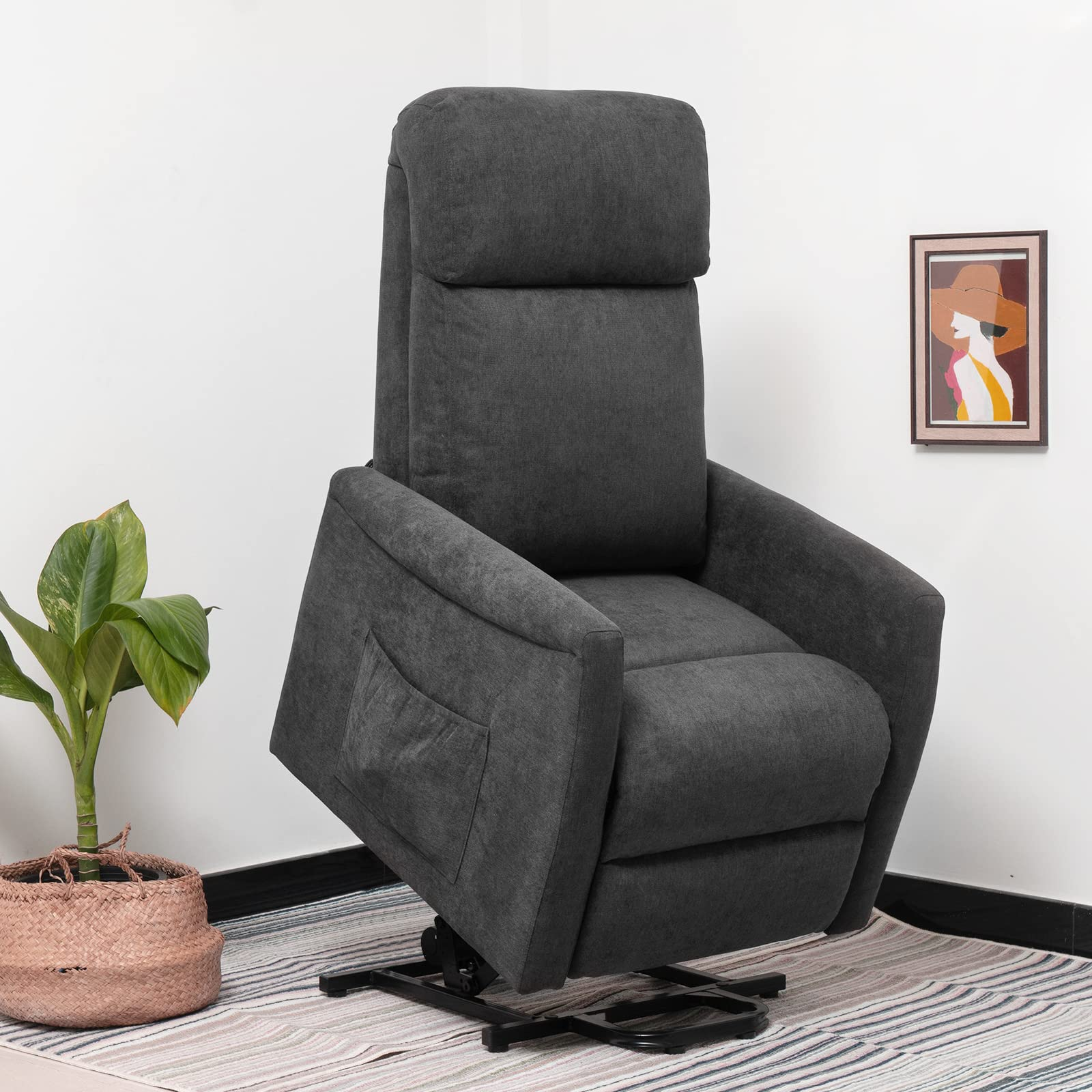Giantex Power Lift Recliner Chair for Elderly Ergonomic Lounge Chair