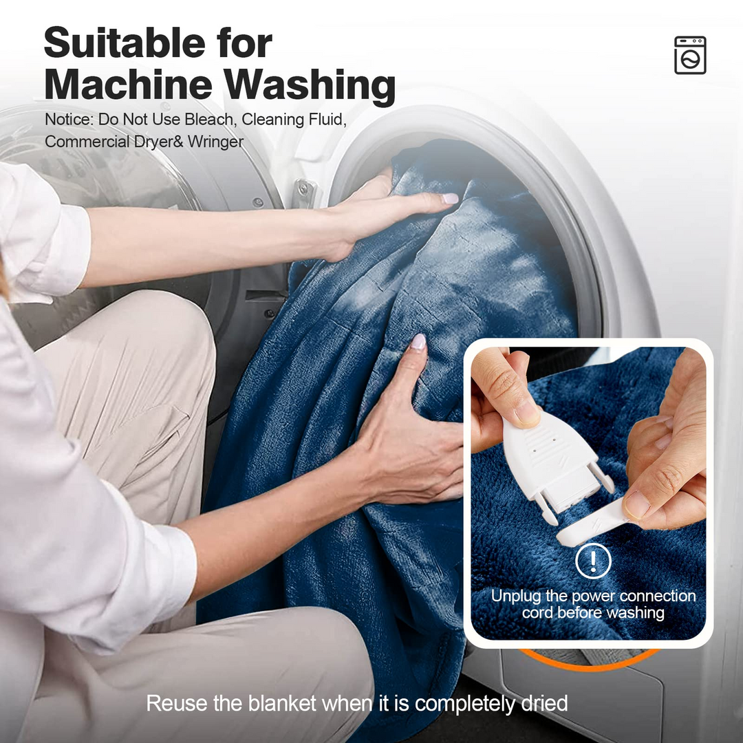 Giantex Electric Blanket Heated Throw, Flannel Sherpa Double Side Heating Blanket 50''x60''