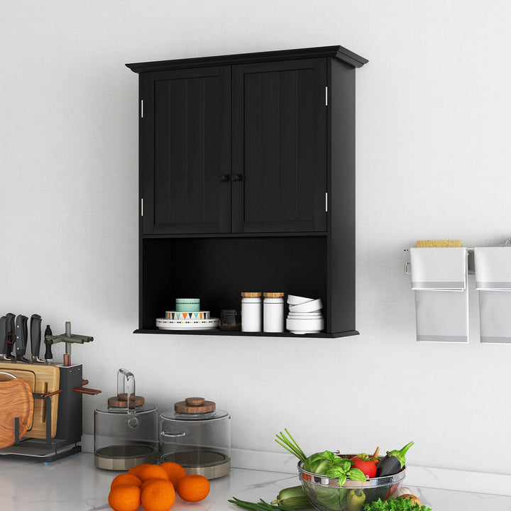 Giantex Bathroom Wall Mounted Cabinet - Storage Cabinet w/Adjustable Shelf