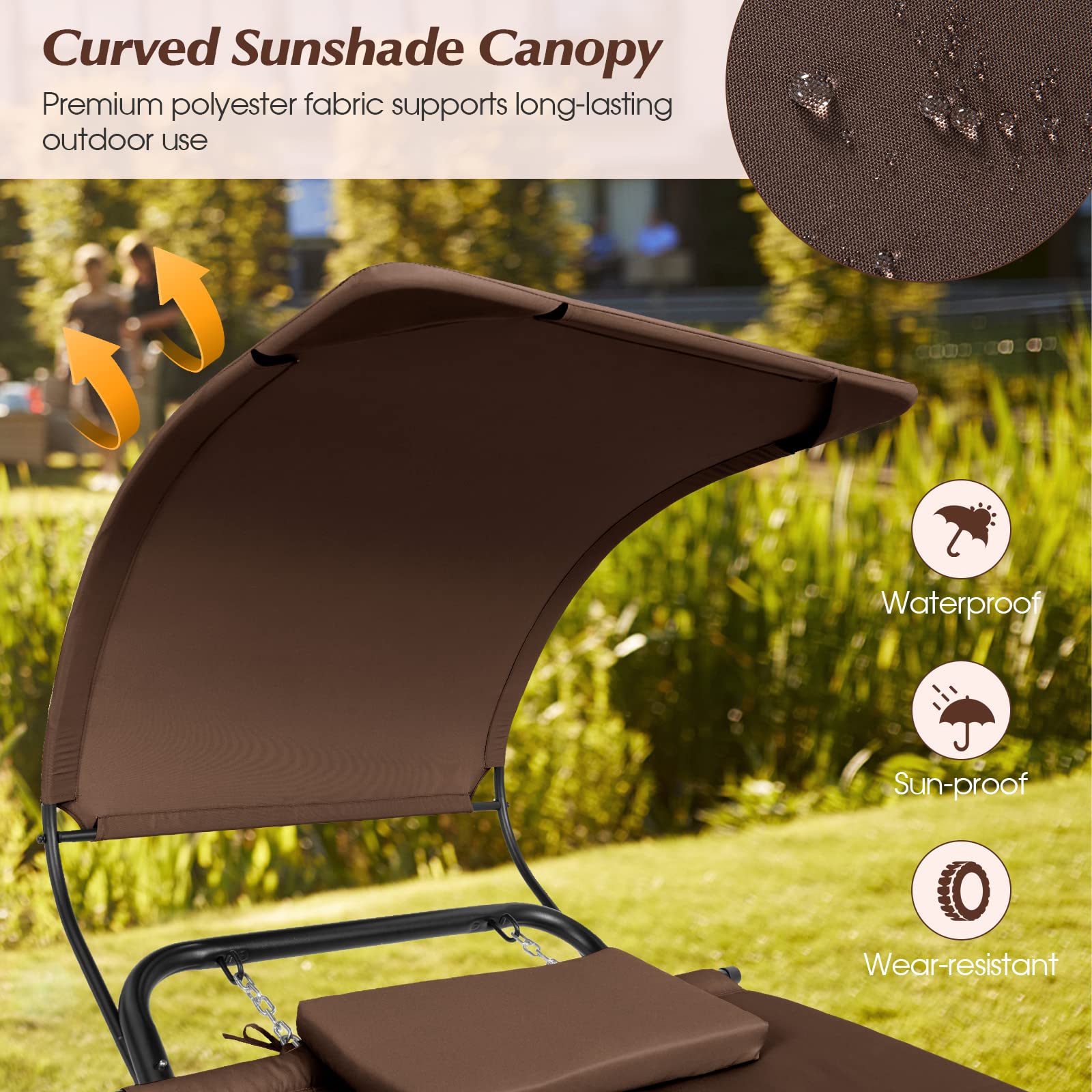 Giantex Outdoor Hammock with Canopy