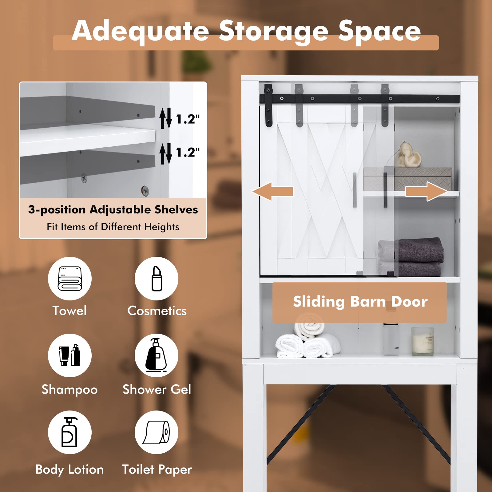 Giantex Over-The-Toilet Space Saver Cabinet