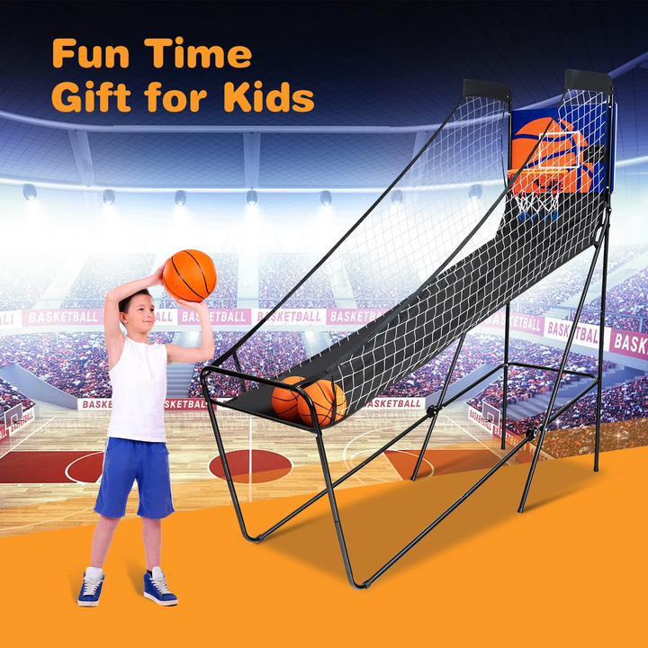 Foldable Electronic Arcade Basketball Game - Giantex