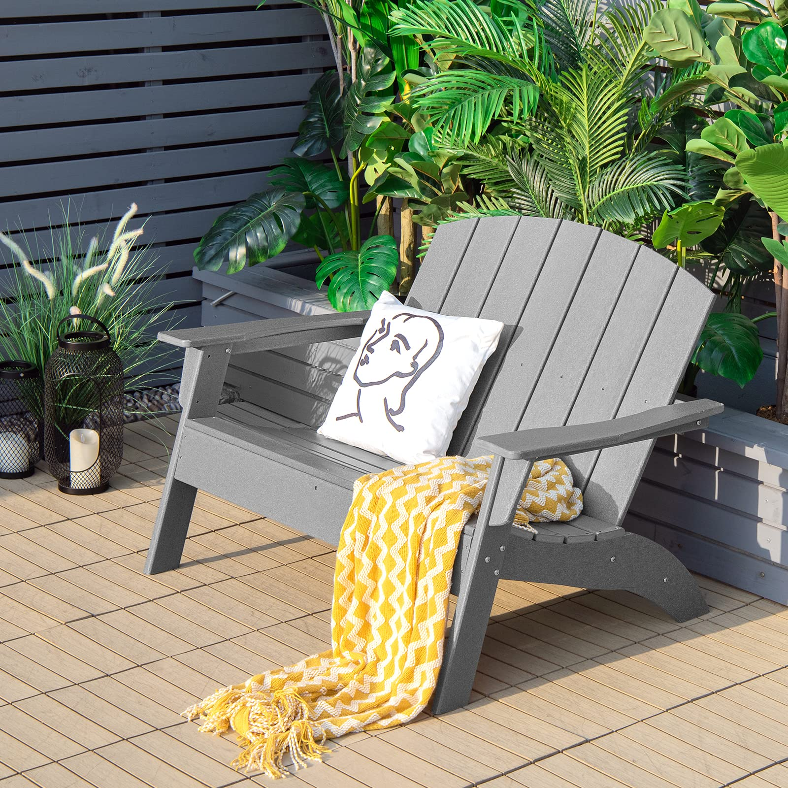 Giantex Adirondack Chair Outdoor Loveseat