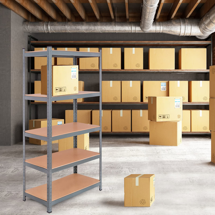 Storage Shelving Rack Utility Shelf 5-Tier | Heavy Duty 2750LBS Garage Shelves Shelving