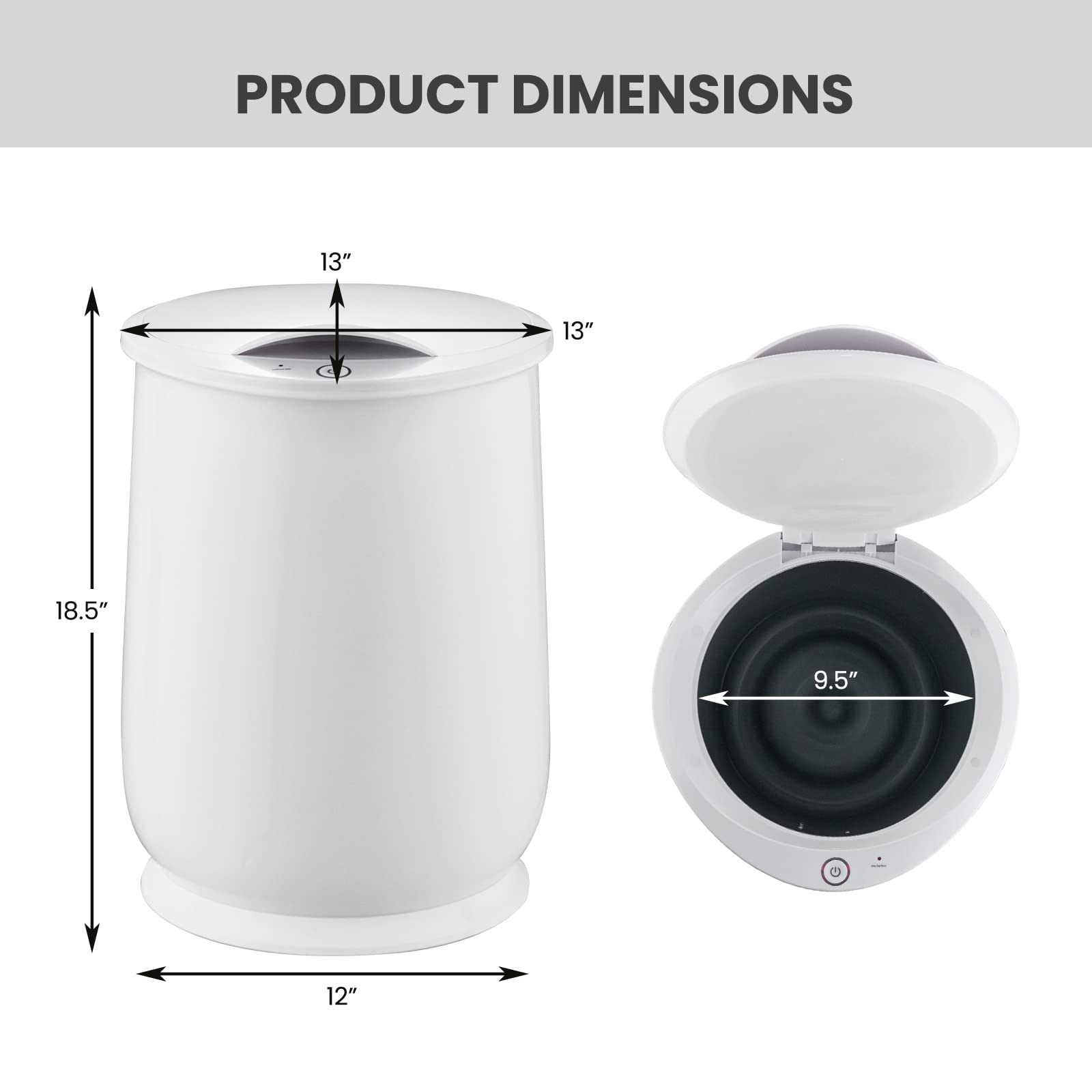 Giantex Towel Warmer Bucket for Bathroom