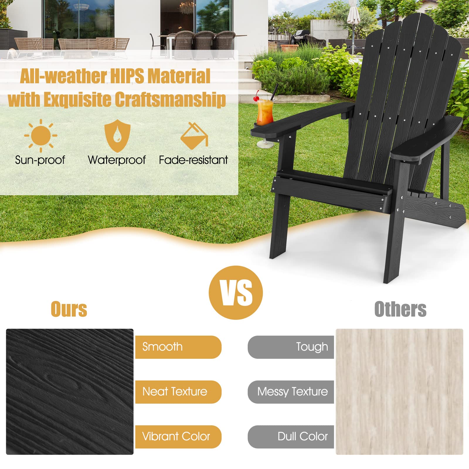 Giantex Outdoor Adirondack Chair
