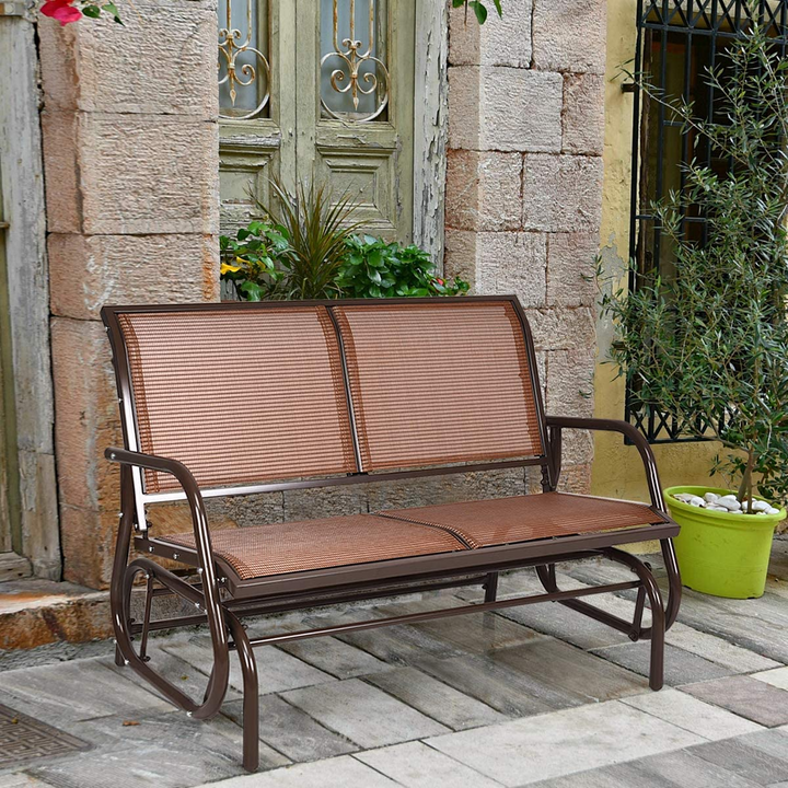 Giantex Swing Glider Chair 48 Inch with Spacious Space