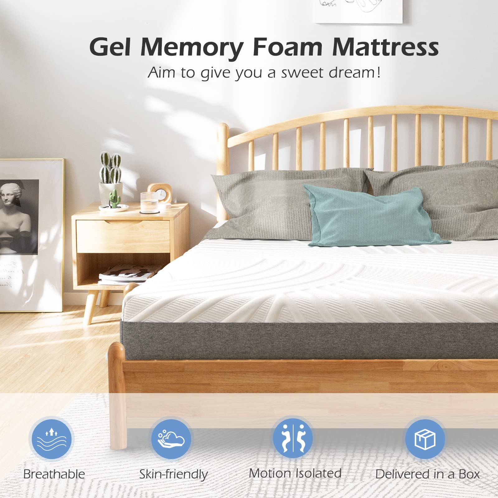 Giantex Memory Foam Mattress, 8 inch Mattress