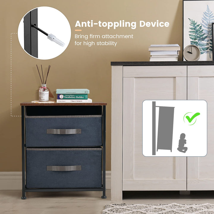Giantex Nightstand with 2 Drawers