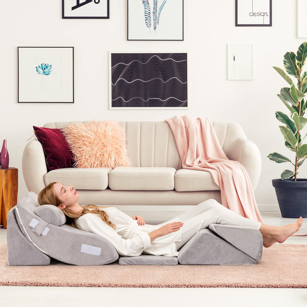 6PCS Orthopedic Bed Wedge Pillow Set - Giantex