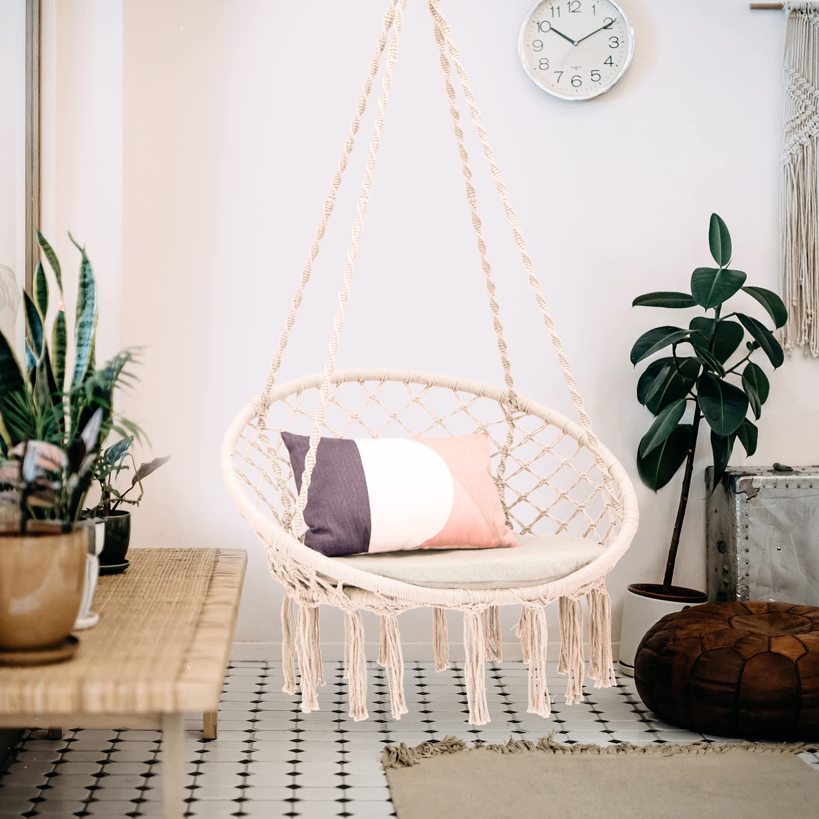 Hammock Chair Macrame Swing - Giantex