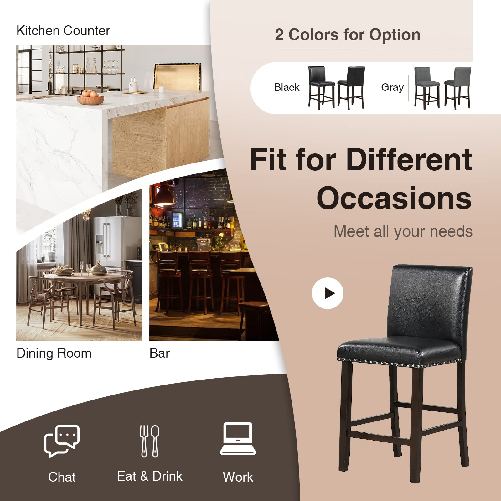 Giantex Bar Stools Set