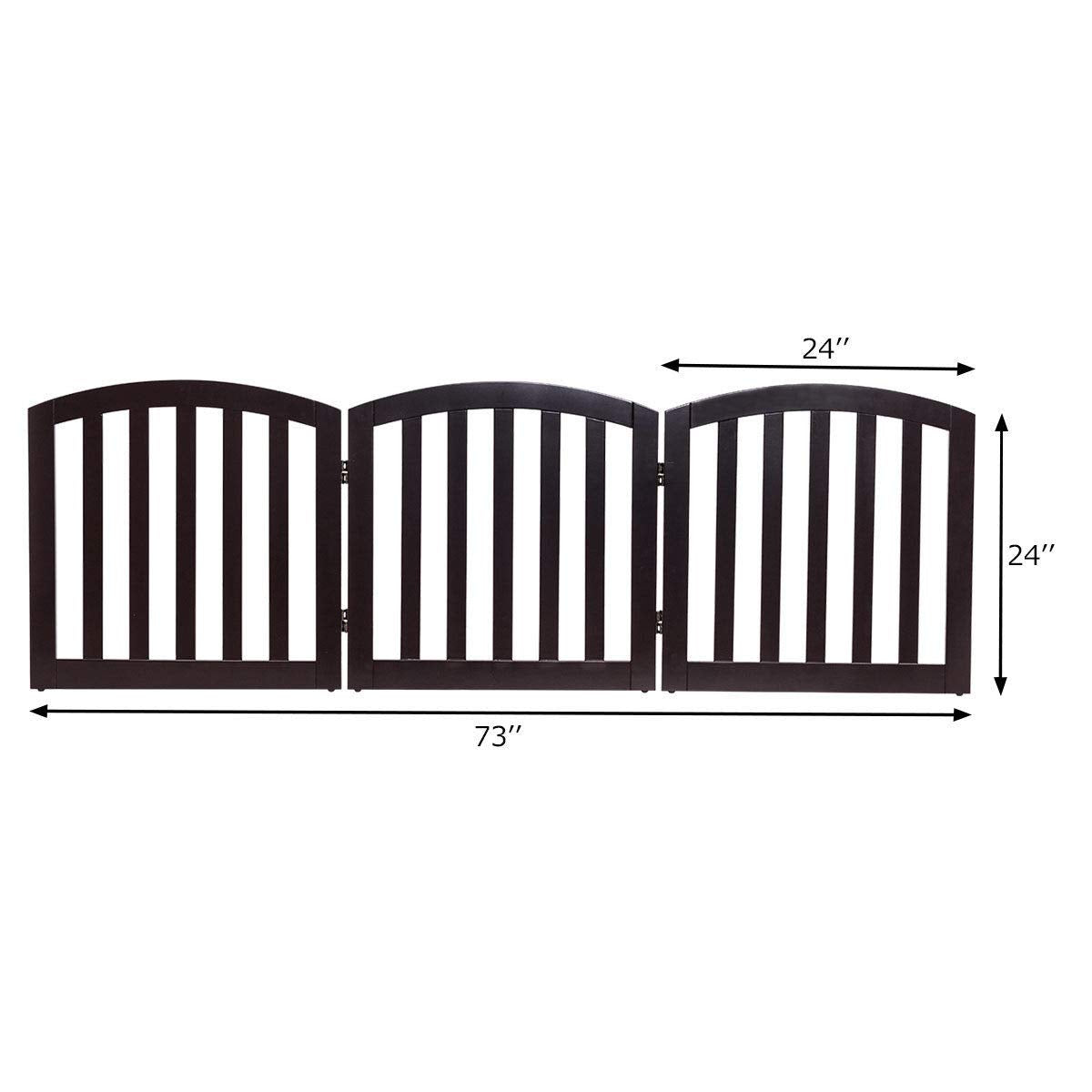 Dog Gate with Arched Top for Doorway and Stairs,Pet Dog Safety Fence