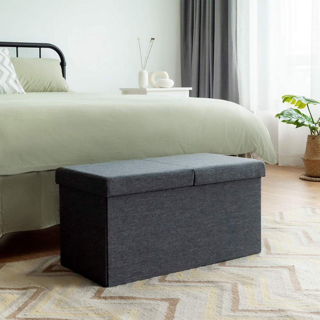 Giantex Folding Storage Ottoman 30 Inches W/ Lift Top