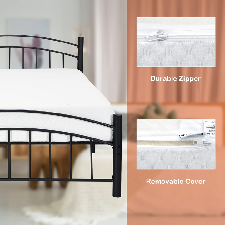 Giantex Full Mattress 8 Inch, Air Foam for Cool Sleep & Spine Protection
