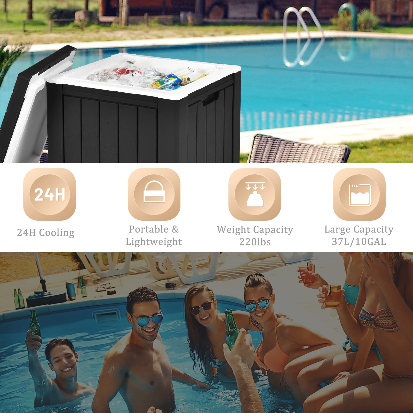 Giantex 10 Gallon 4-in-1 Cooler