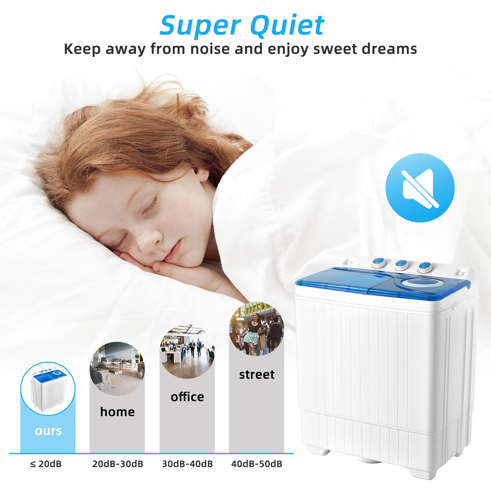 Portable Washing Machine w/Timer Control - Giantex