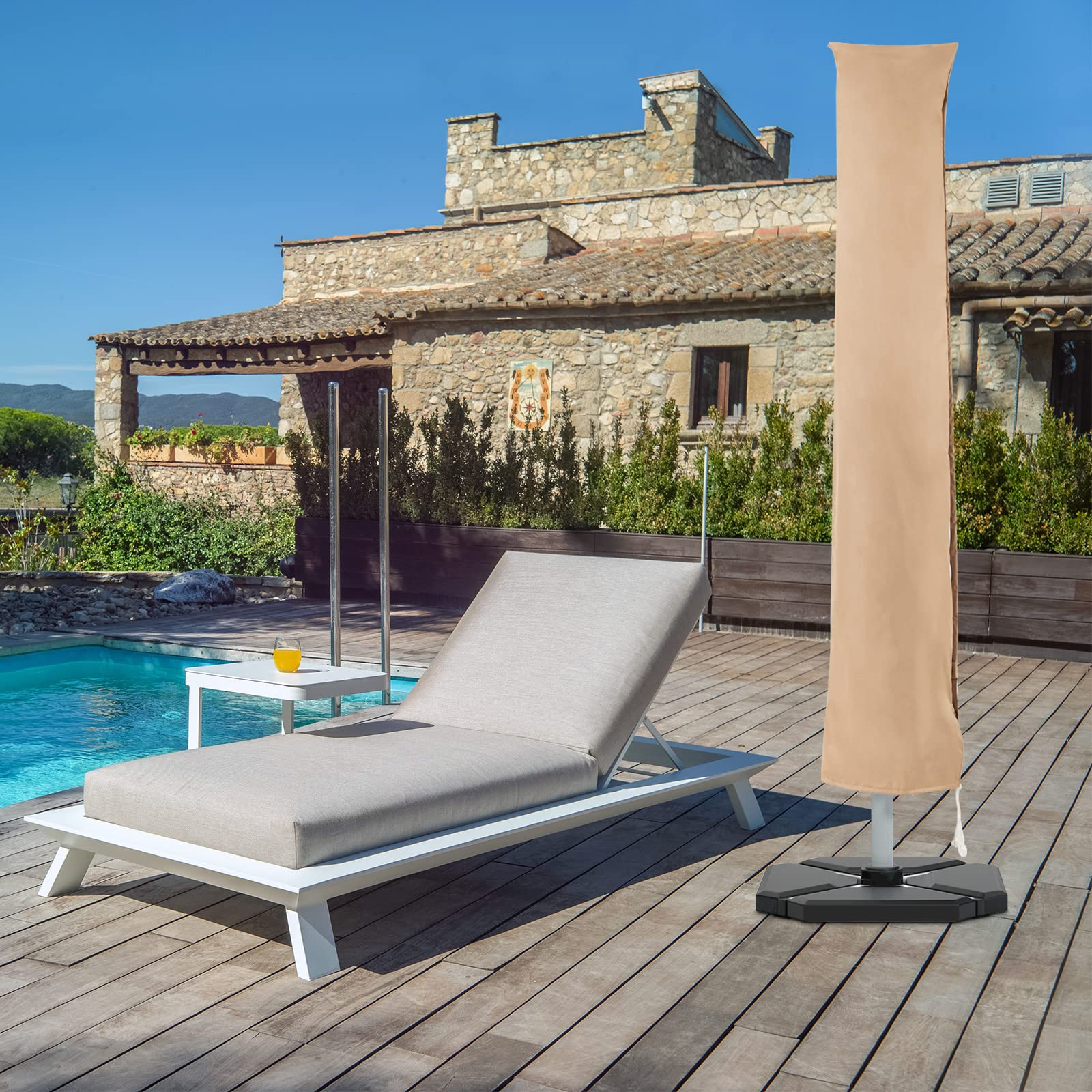 Patio Umbrella Cover for 10FT to 11FT Cantilever Umbrella
