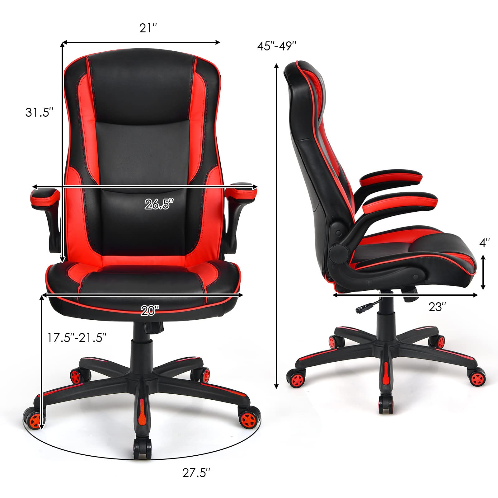 Ergonomic Swivel Computer Chair, Home Office Executive Task Chair