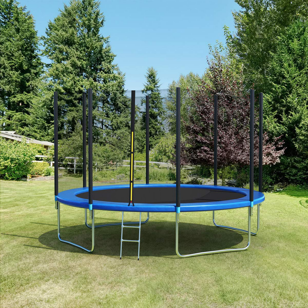 ASTM Approved 8 10 12 14 15 16Ft Trampoline for Adults Kids