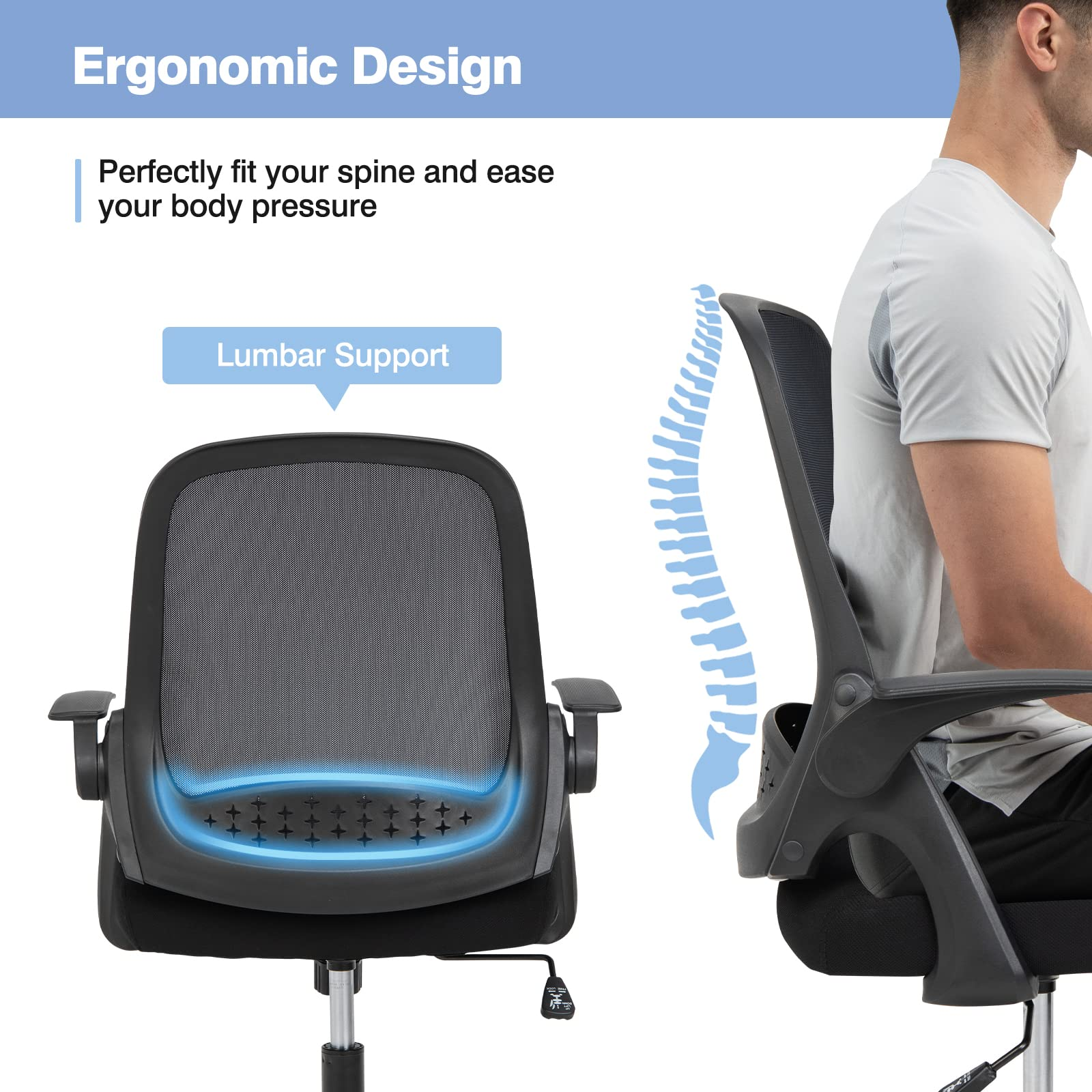 Giantex Office Chair, Ergonomic Desk Chair