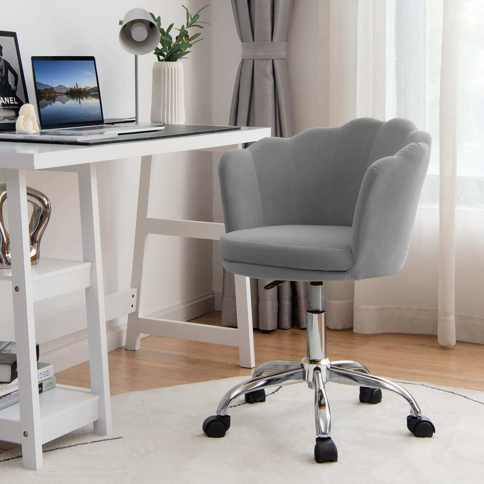 Giantex Kids Desk Chair, Comfy Home Office Task Chair with Wheels