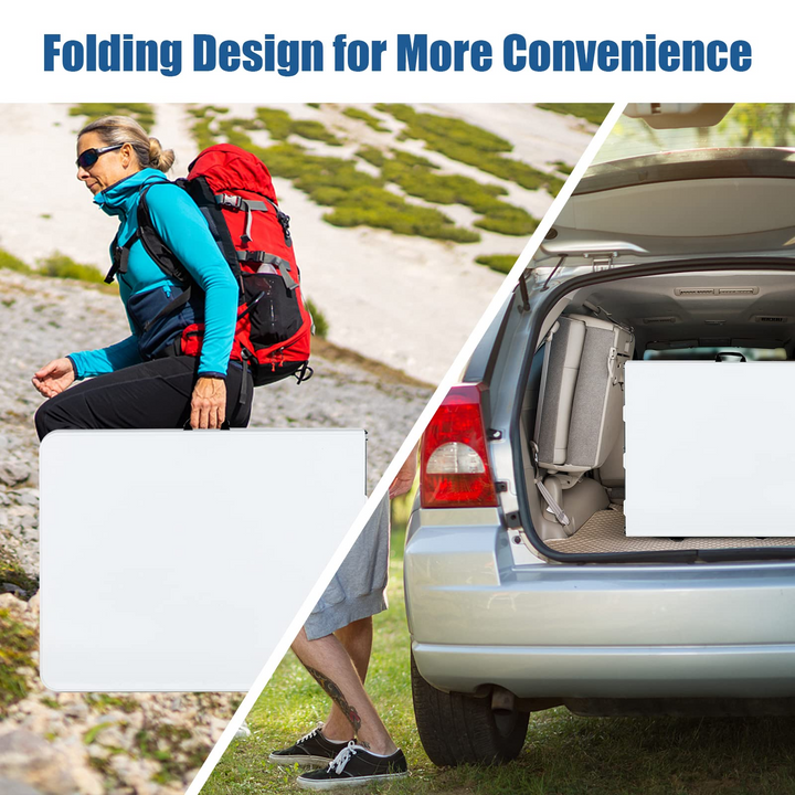 No Assembly  6FT Portable Foldable Tables for Party Camping BBQ