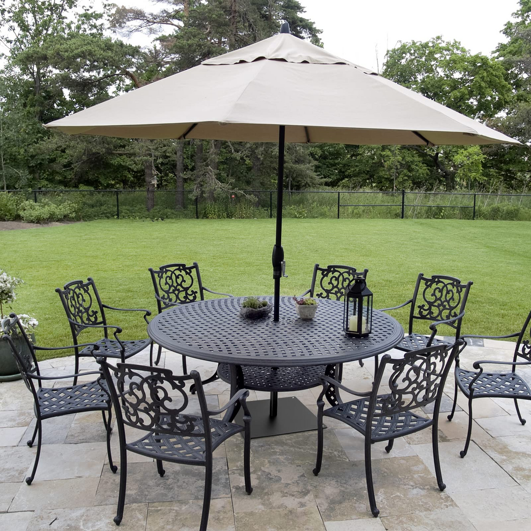 Giantex 35lbs Patio Umbrella Base, Suitable for 1.6''-1.9'' Umbrella Poles (20'' x 20'')