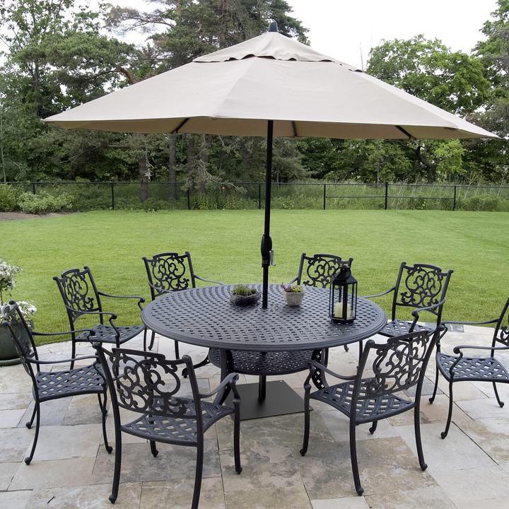 Giantex 35lbs Patio Umbrella Base, Suitable for 1.6''-1.9'' Umbrella Poles (20'' x 20'')