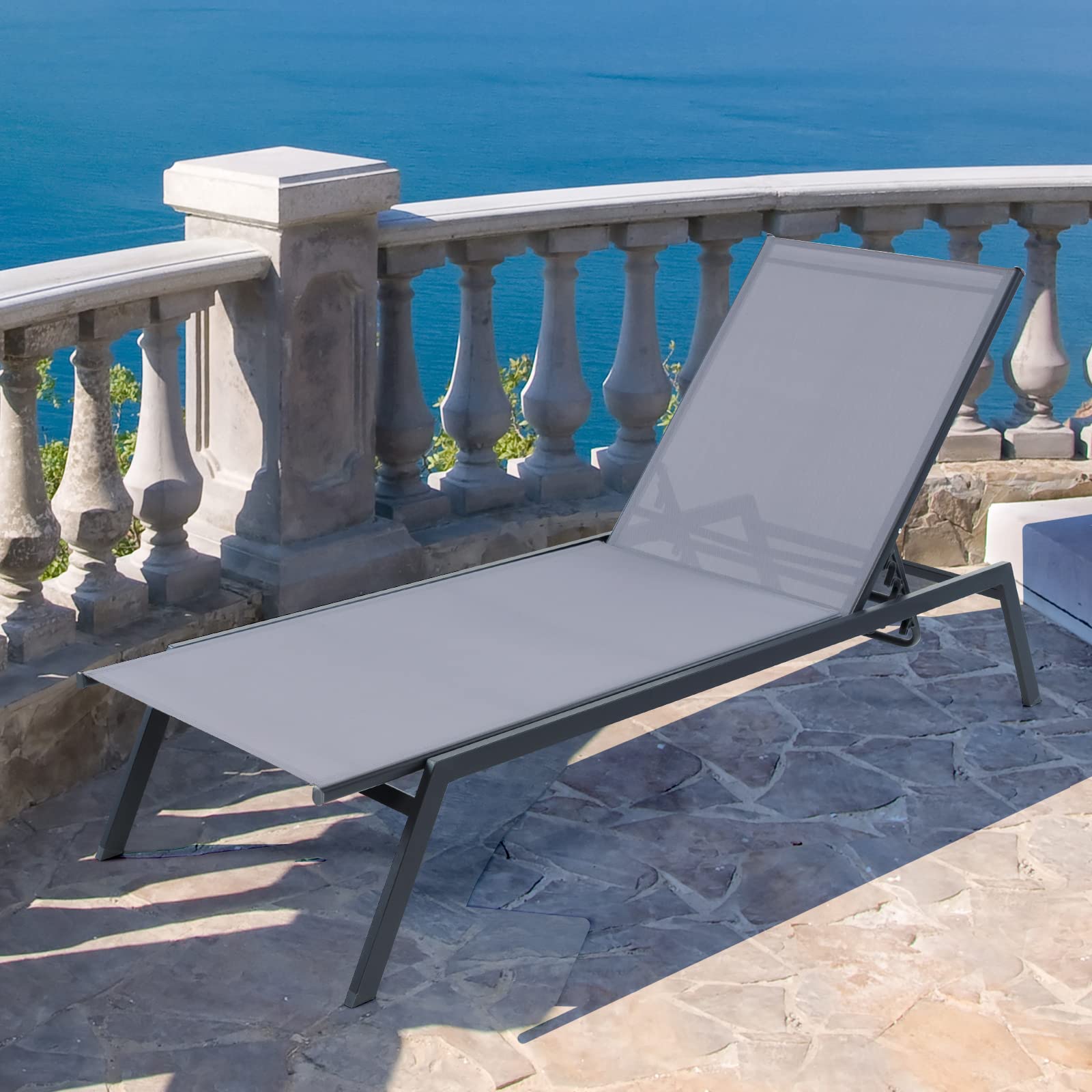 Giantex Patio Chaise Lounge Chair