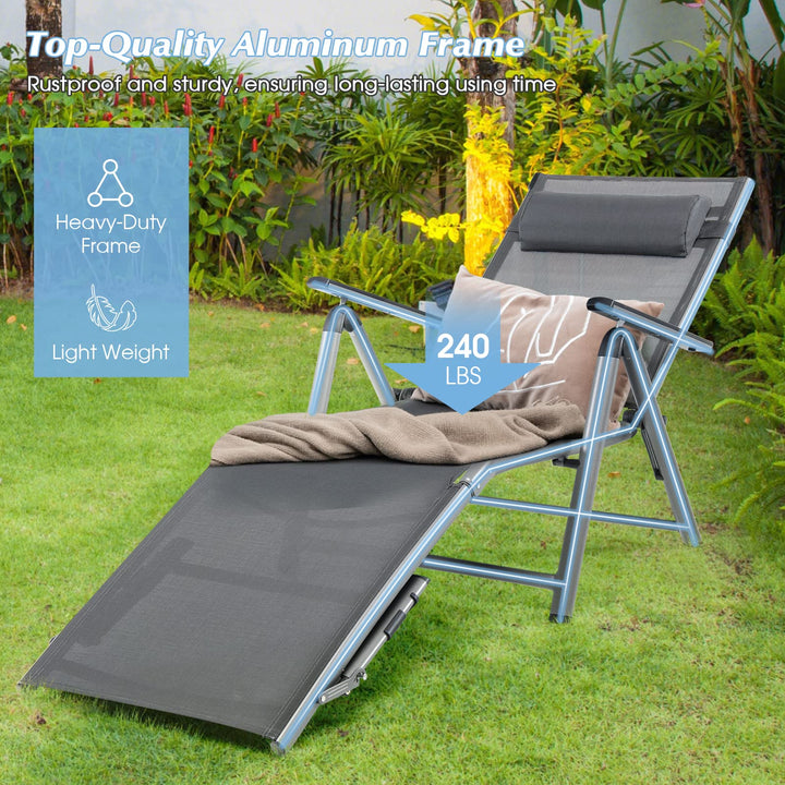 Giantex Outdoor Chaise Lounge Chair