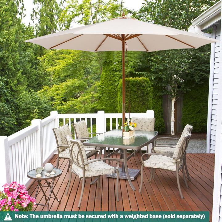 10 ft patio umbrella big lots Buy 10FT Patio OutdoorSunshade Umbrella