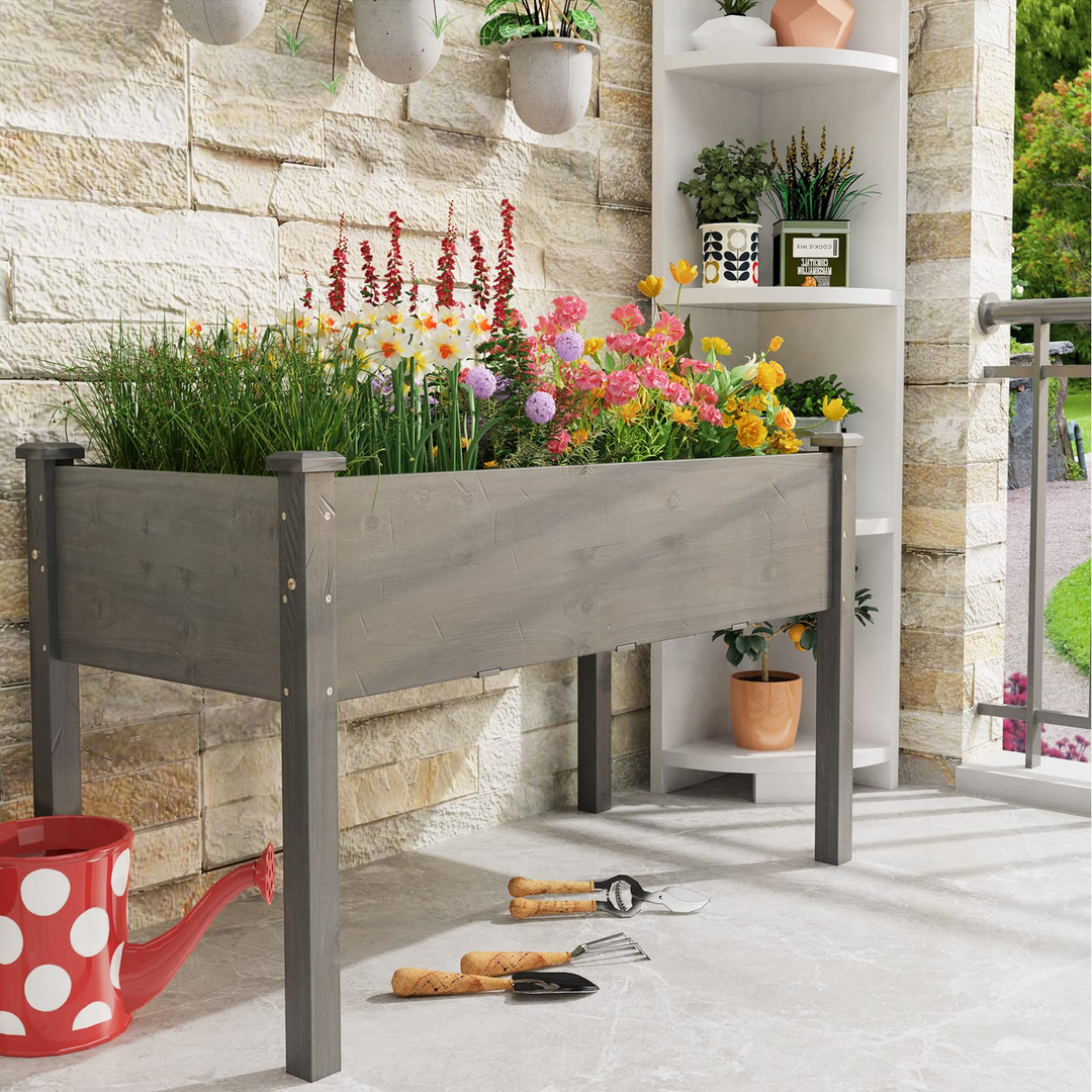 Raised Garden Bed with Legs, 49" L x 23" W x 30" H