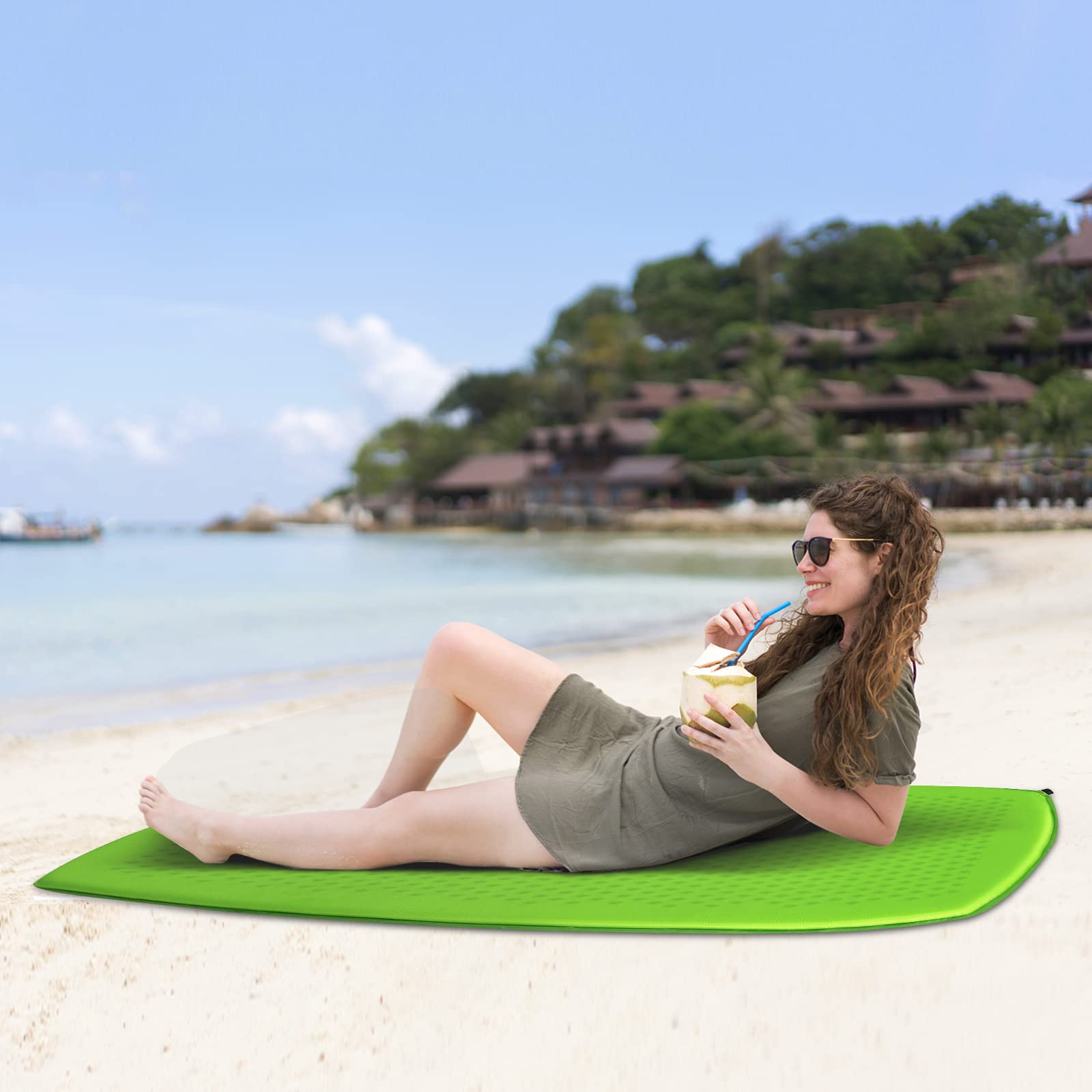 Waterproof Camping Air Mattress w/Carrying Bag for Tent | Camping Sleeping Pad