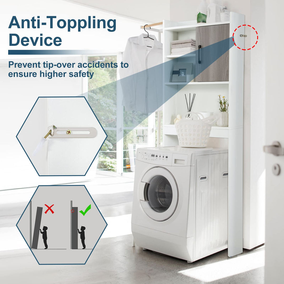 Giantex Over-The-Toilet Space-Saving Storage Cabinet