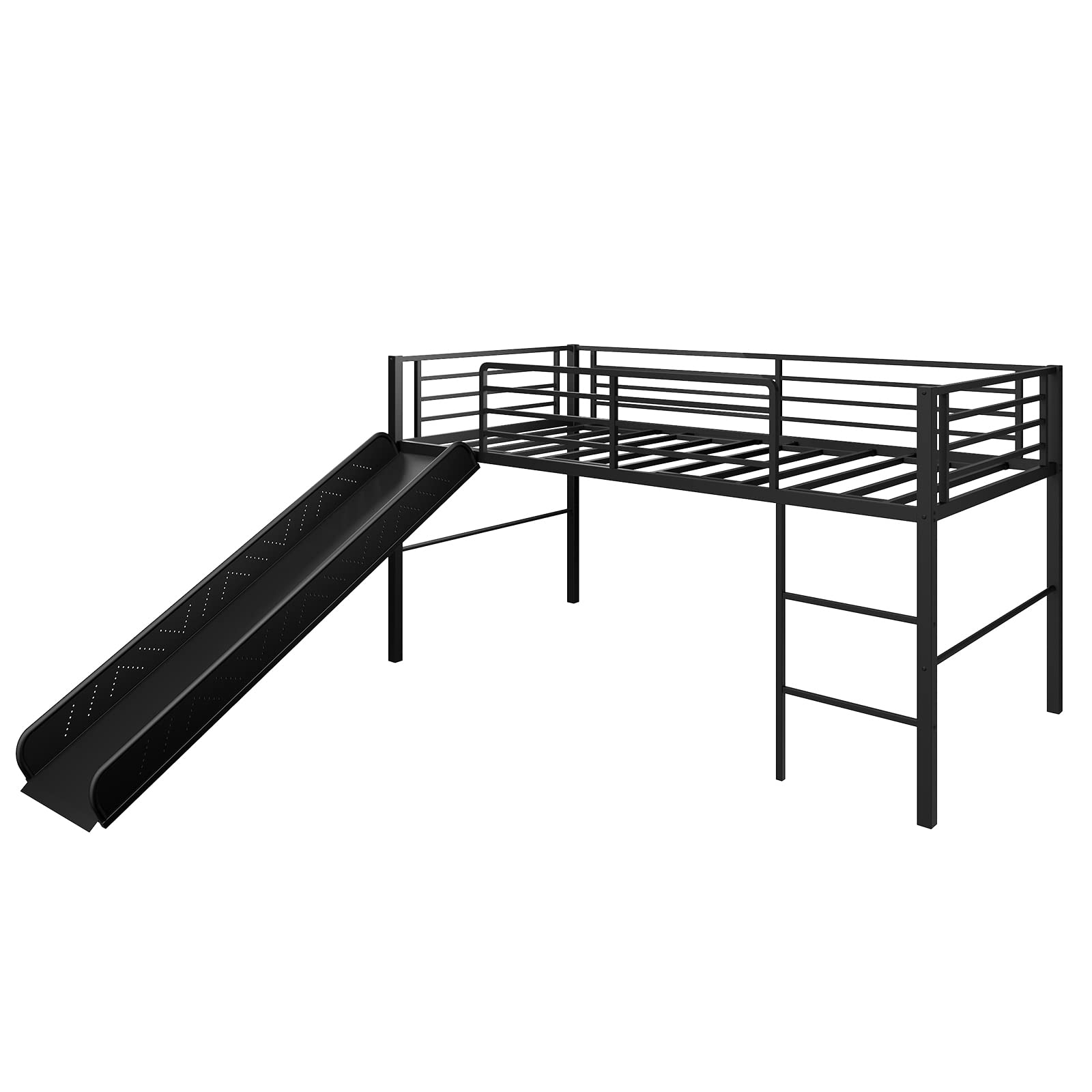 Giantex Twin Loft Bed with Slide