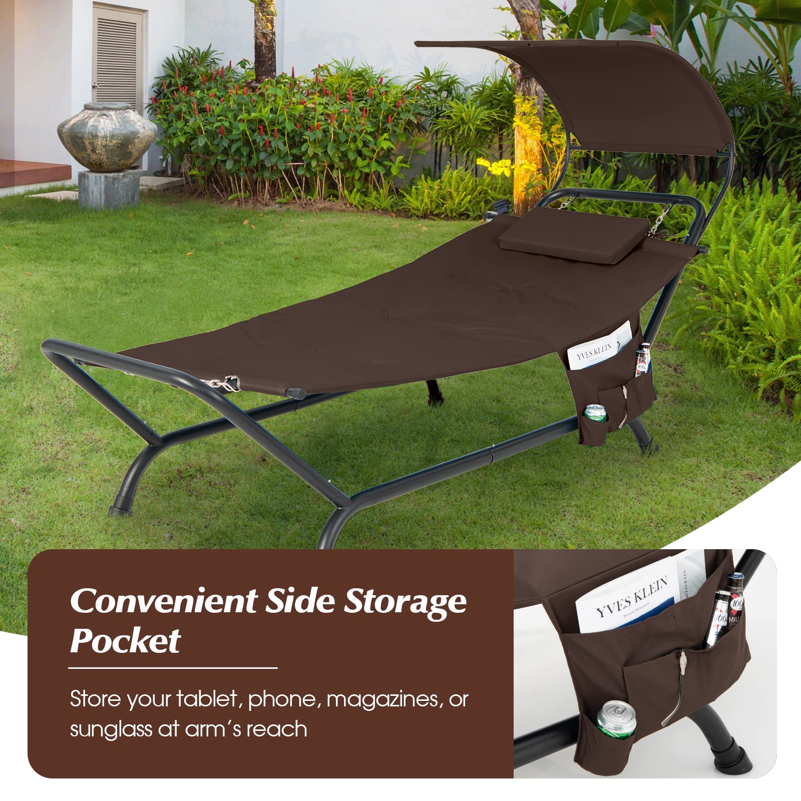 Giantex Outdoor Hammock with Canopy