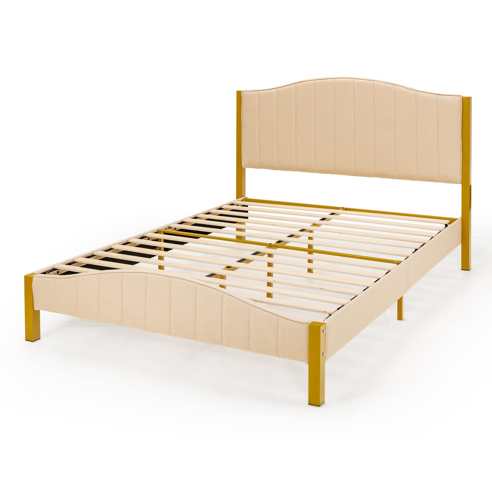 Giantex Full Size Upholstered Bed Frame