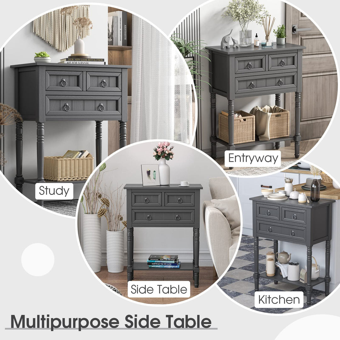 Giantex Console Table with Drawers