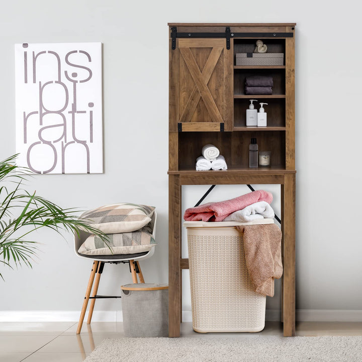 Giantex Over The Toilet Storage Cabinet - Freestanding Toilet Rack