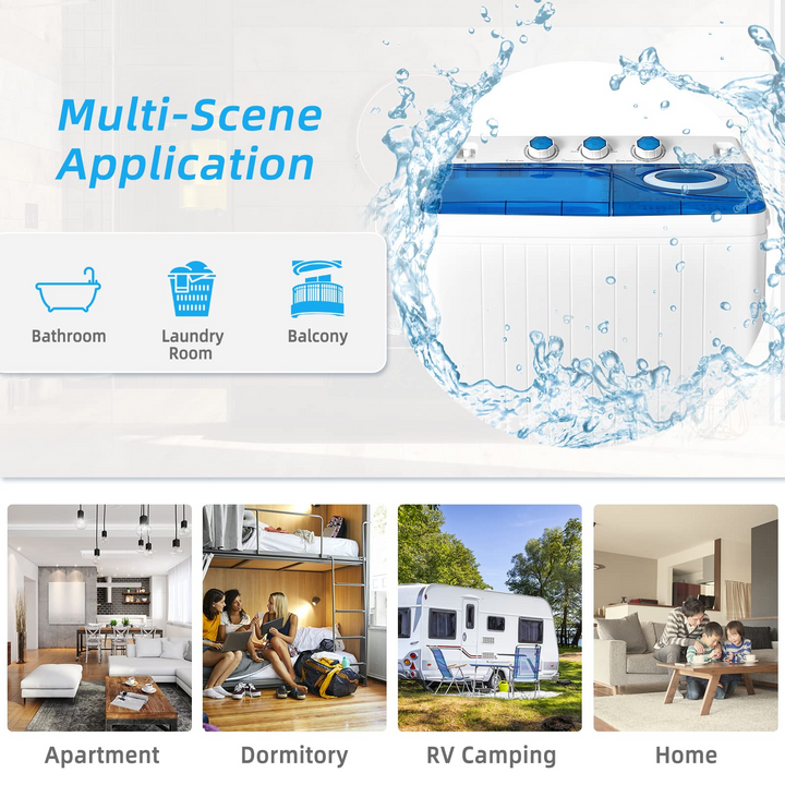 Portable Washing Machine w/Timer Control - Giantex
