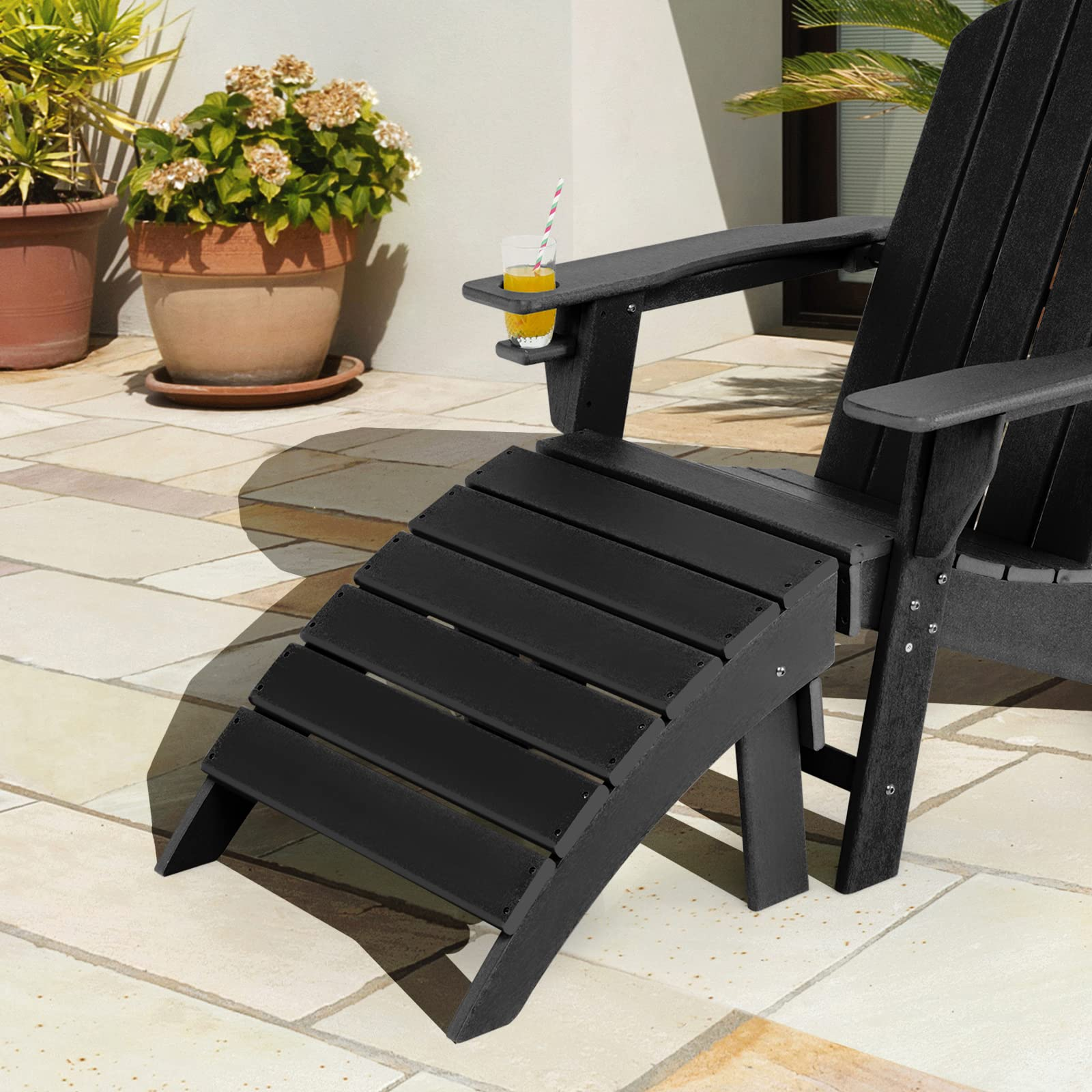 Giantex Adirondack Chair and Ottoman Set