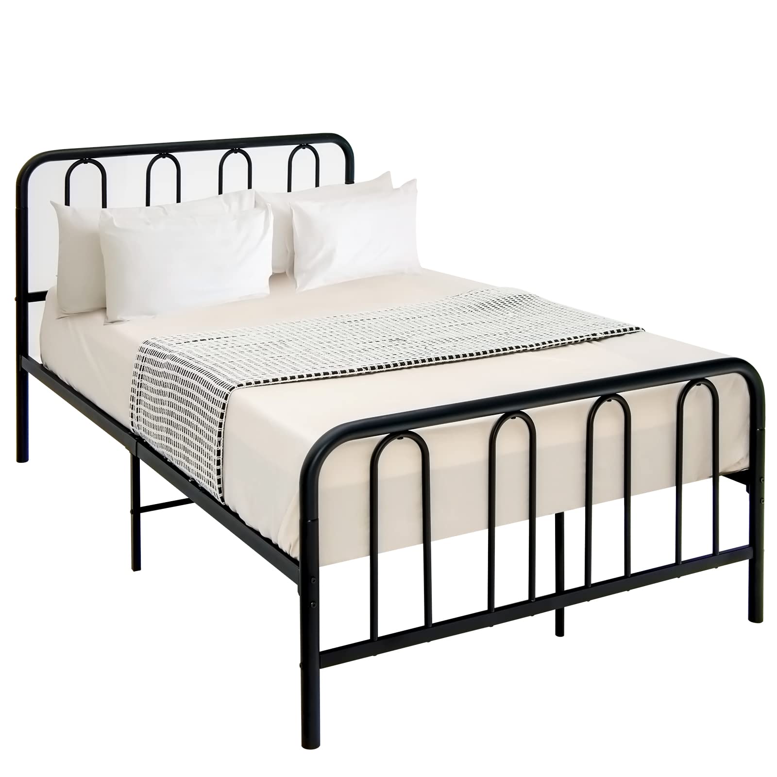 Giantex Full Size Metal Bed Frame, Modern Bed Frame