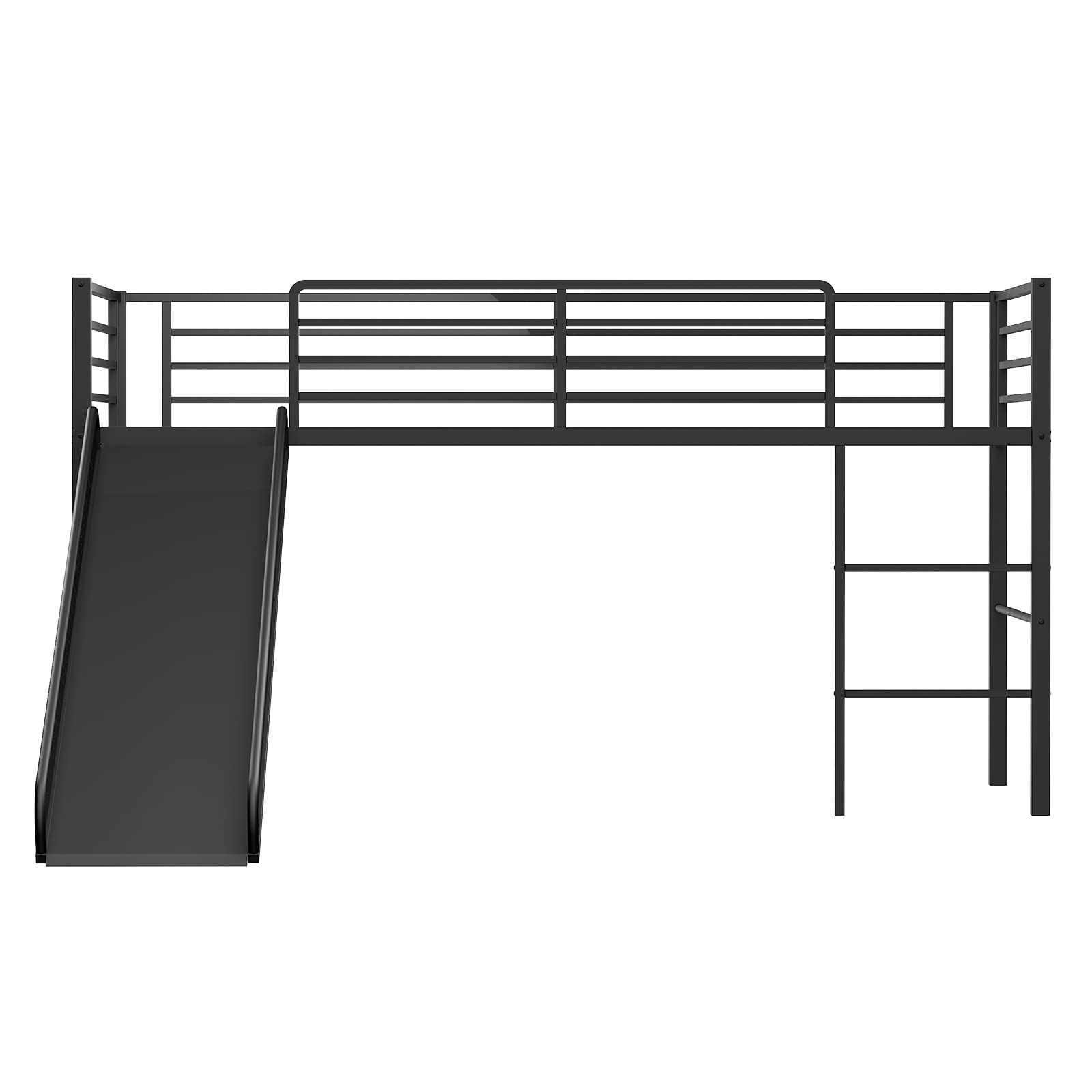 Giantex Twin Loft Bed with Slide