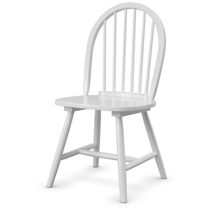 Giantex Wood Dining Chairs, French Country Armless Spindle Back Dining Chairs