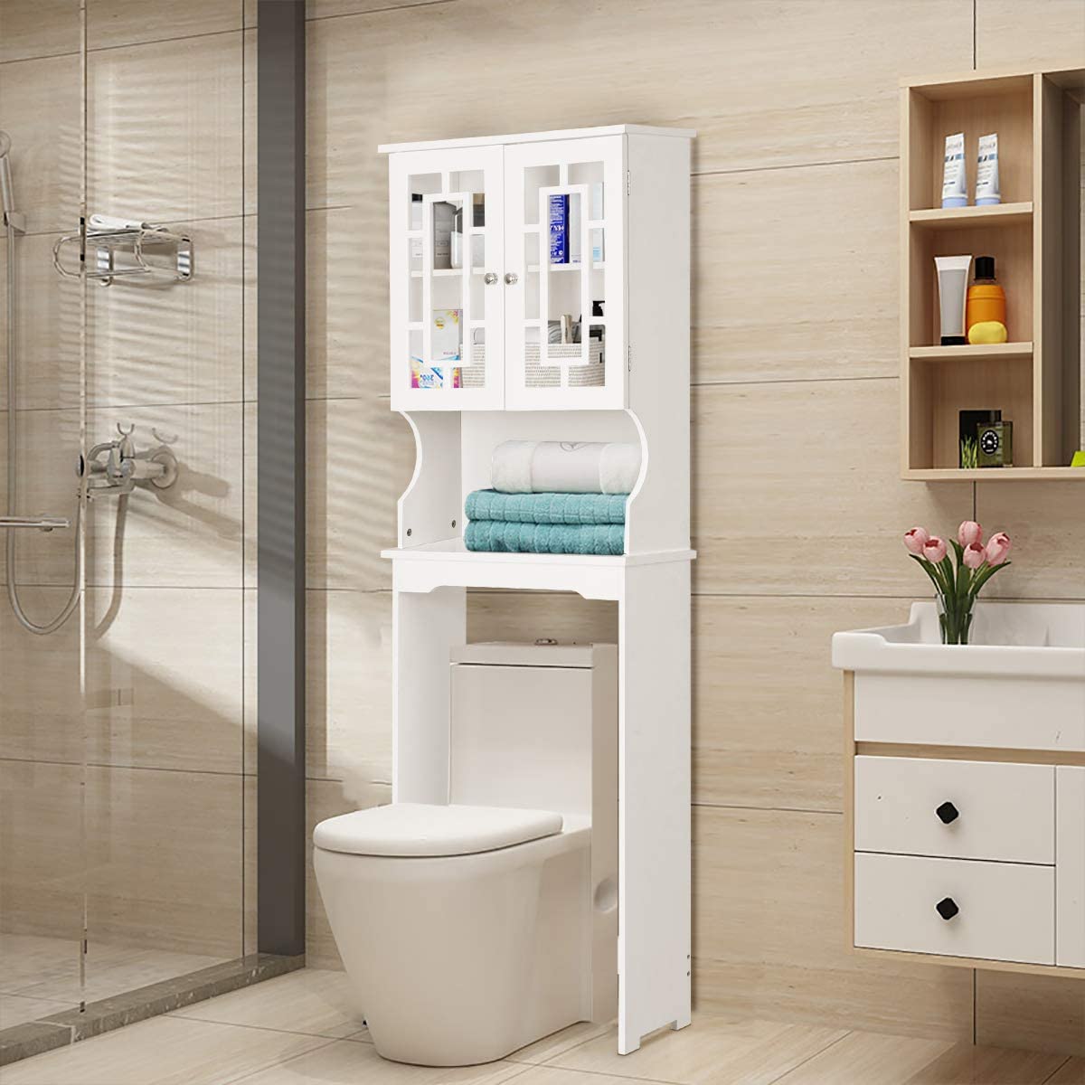 Giantex Over-The-Toilet Bathroom Storage Space