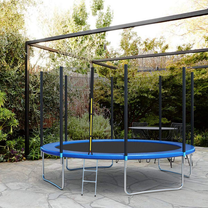 ASTM Approved 8 10 12 14 15 16Ft Trampoline for Adults Kids