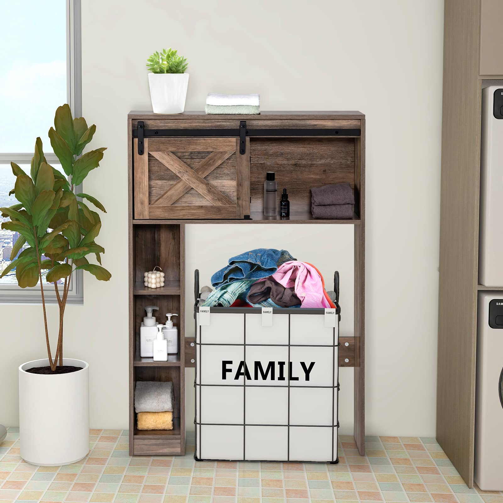 Over The Toilet Storage Cabinet - Giantex
