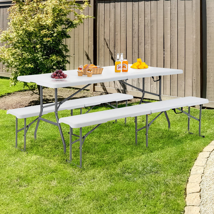 Giantex 6 Feet Folding Bench