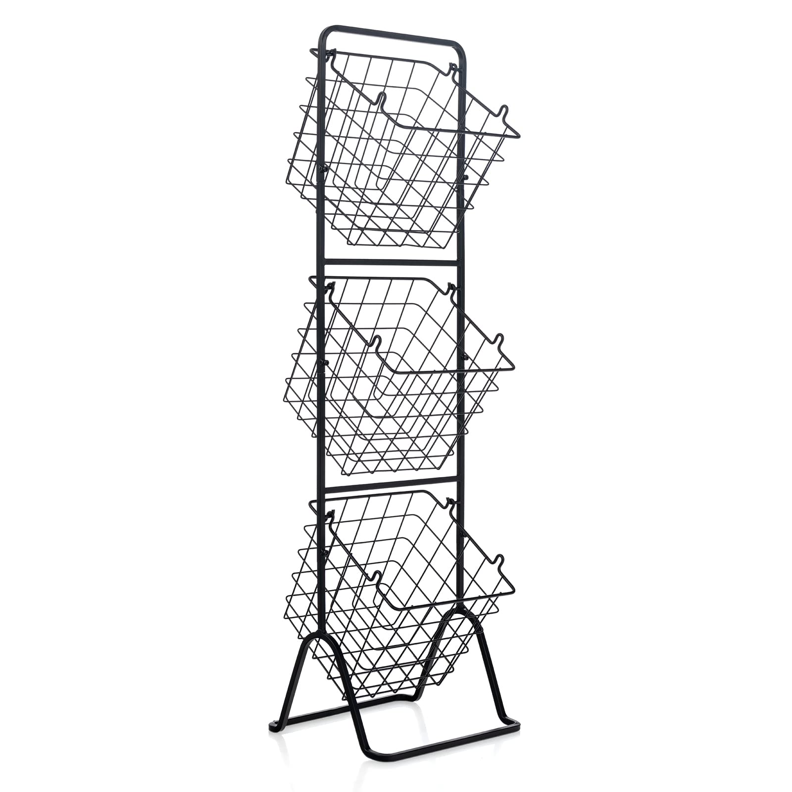 Giantex 3-Tier Wire Basket Stand